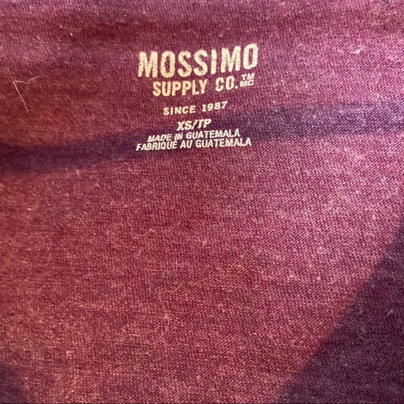 Mossimo XS Purple V-Neck Shirt - Picture 4 of 5